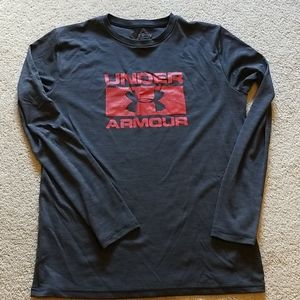 Under Armour Boys Long sleeve heat gear tee